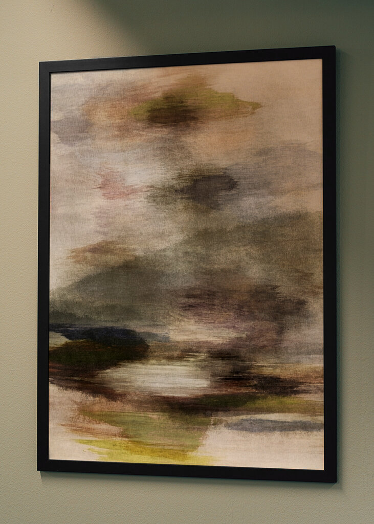 Misty Landscape Scene