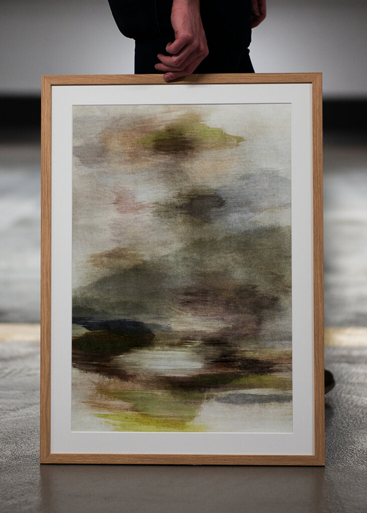 Misty Landscape Scene