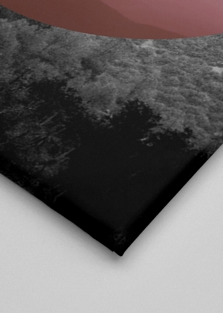 Vue sur la brume de montagne