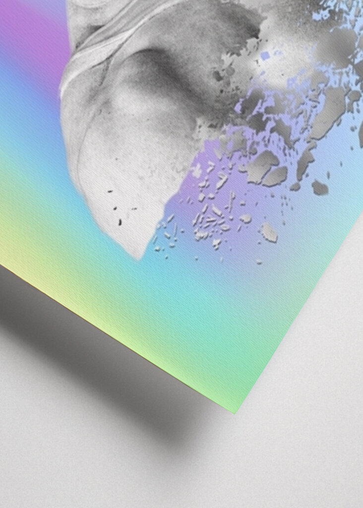 Busto guerriero Pop Art