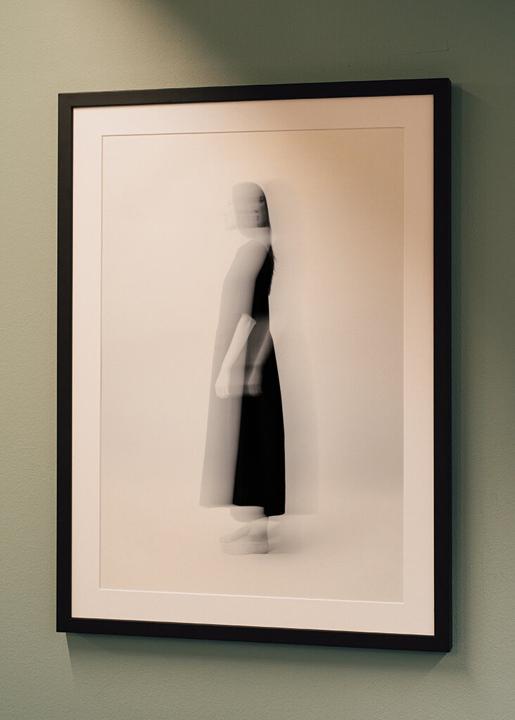 Woman in black and White I