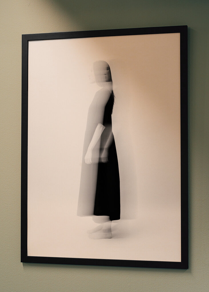 Woman in black and White I