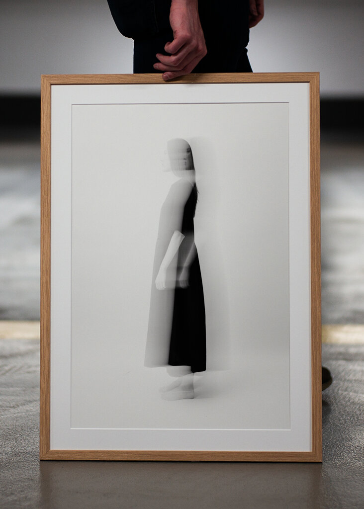 Woman in black and White I