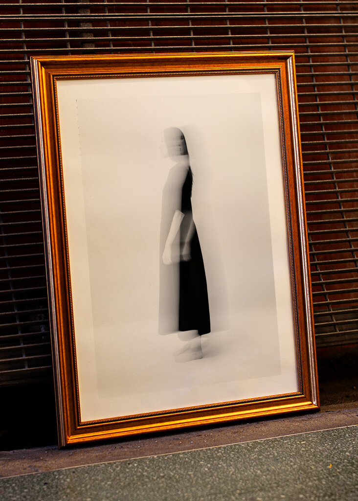 Woman in black and White I