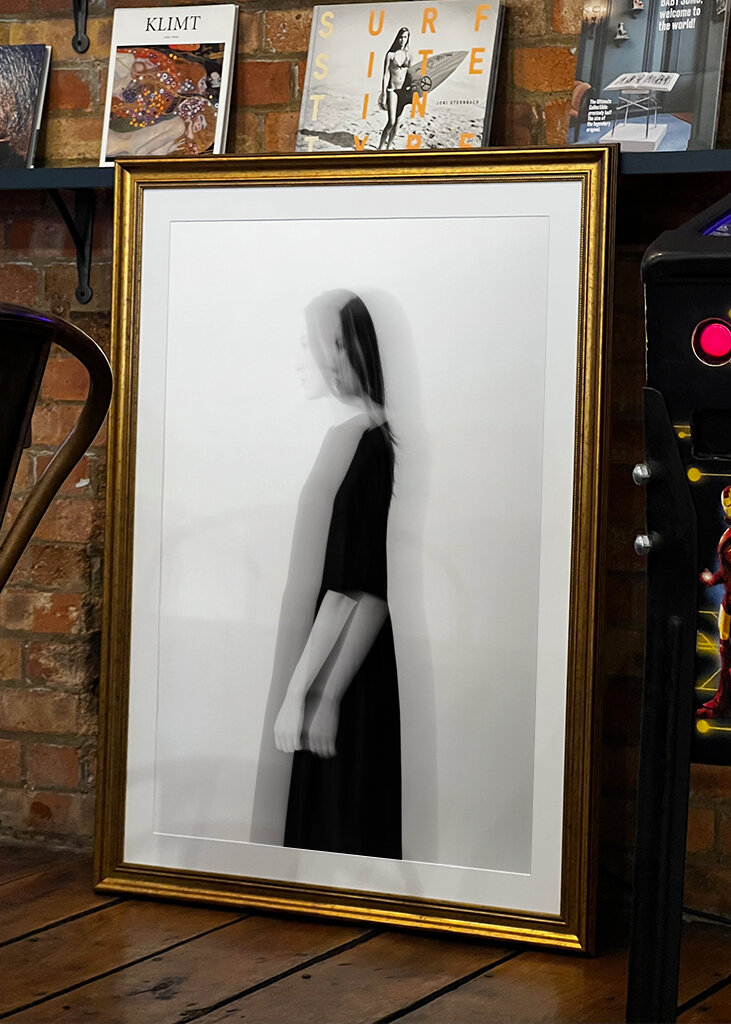 Woman in black and white II