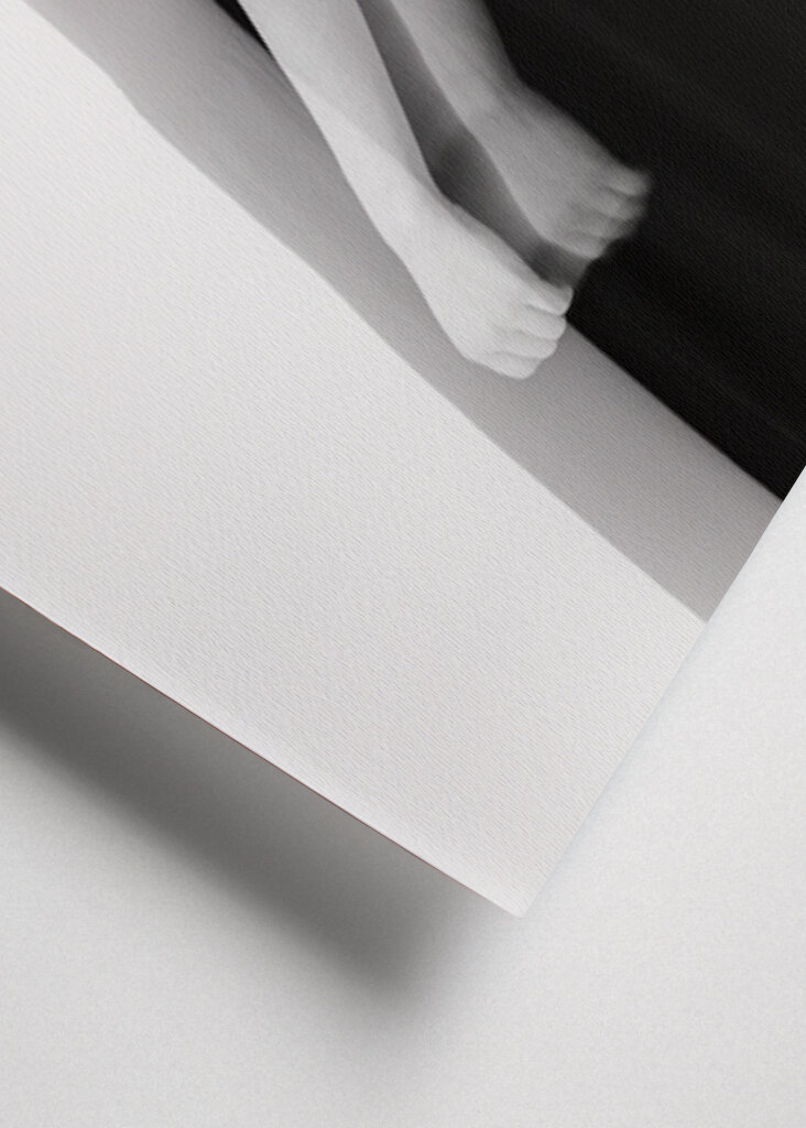 Woman in black and white II