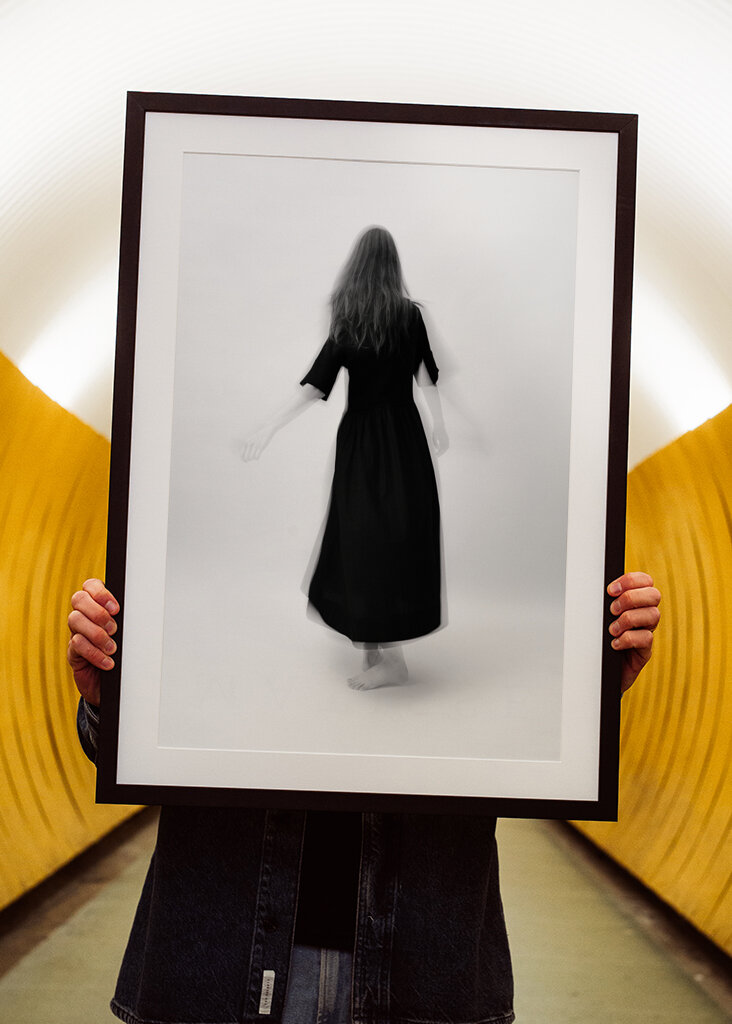 Woman in a black dress II