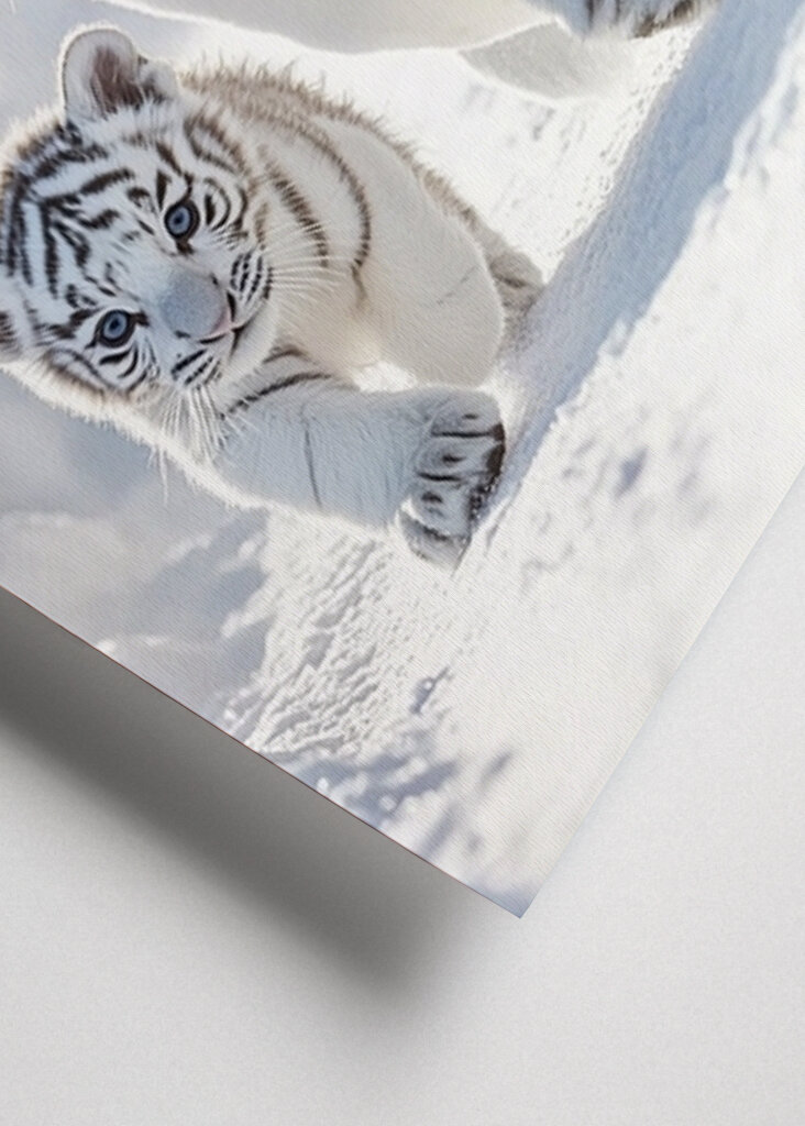 Fehér tigrisek a hóban