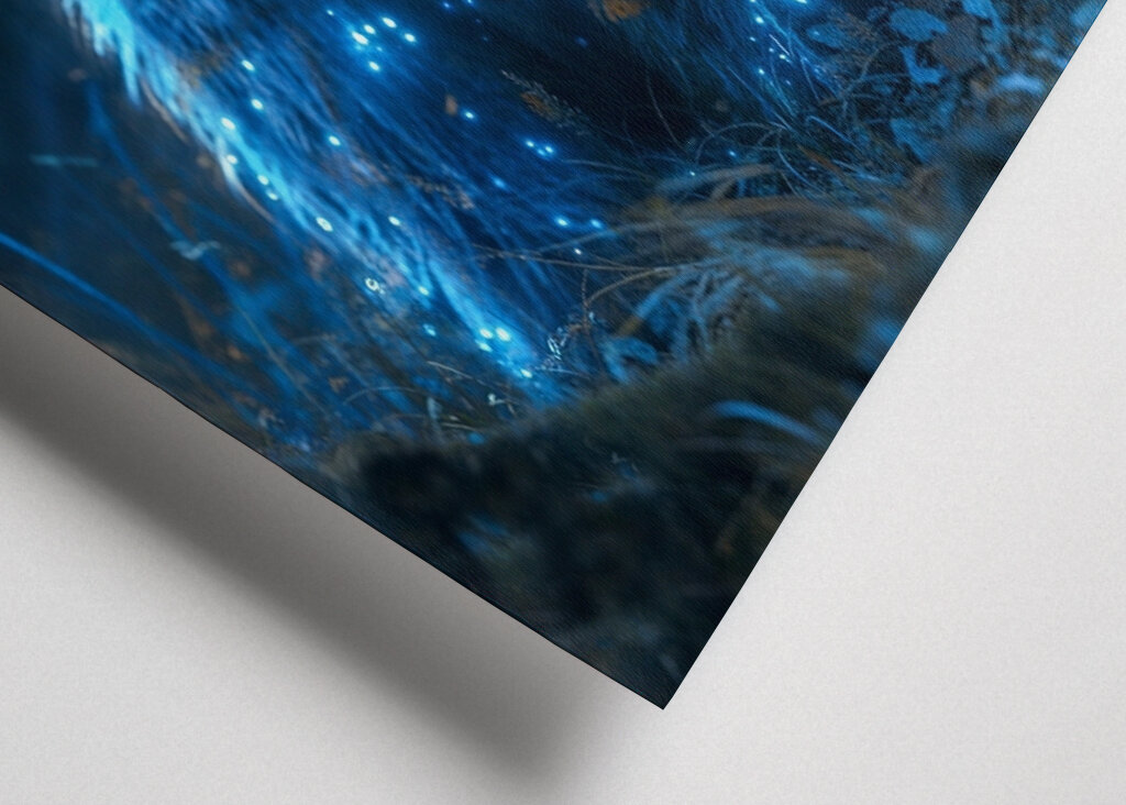 Glow Spirit Bear At Night