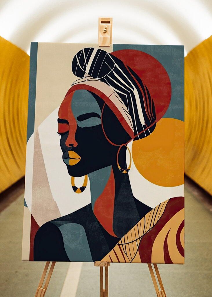 Serene African Beauty