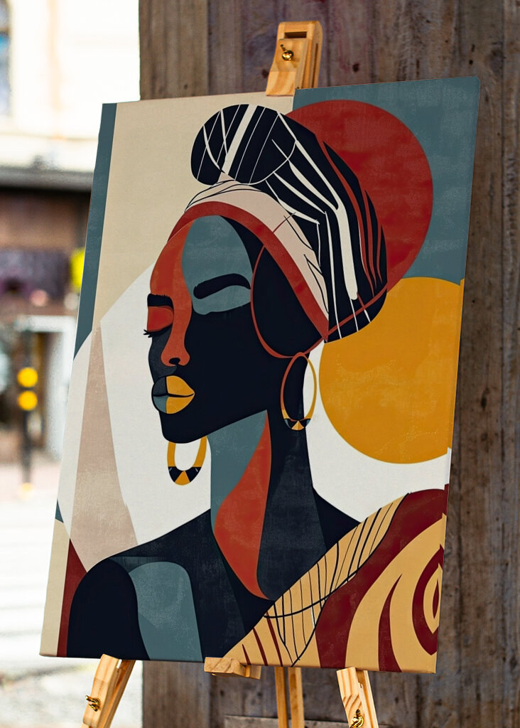 Serene African Beauty