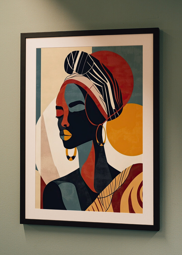 Serene African Beauty