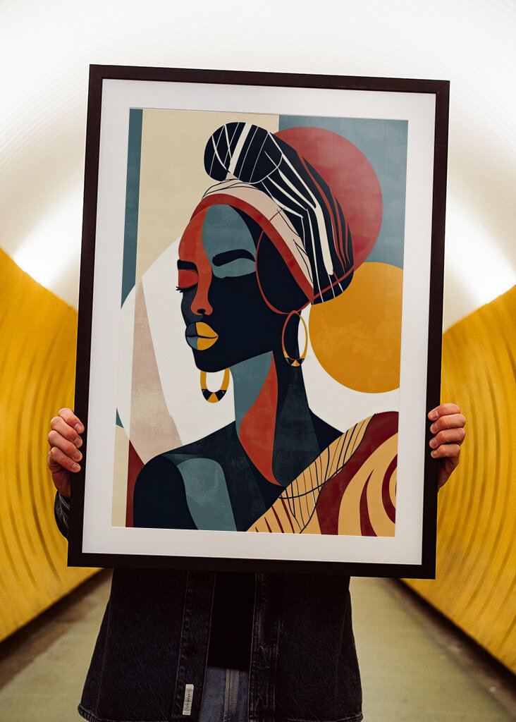 Serene African Beauty