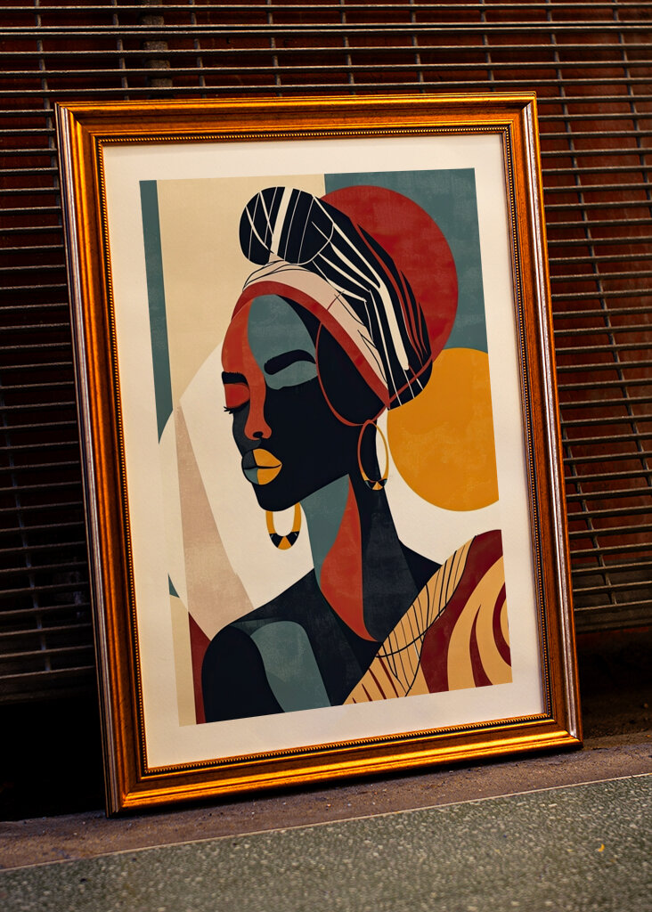 Serene African Beauty