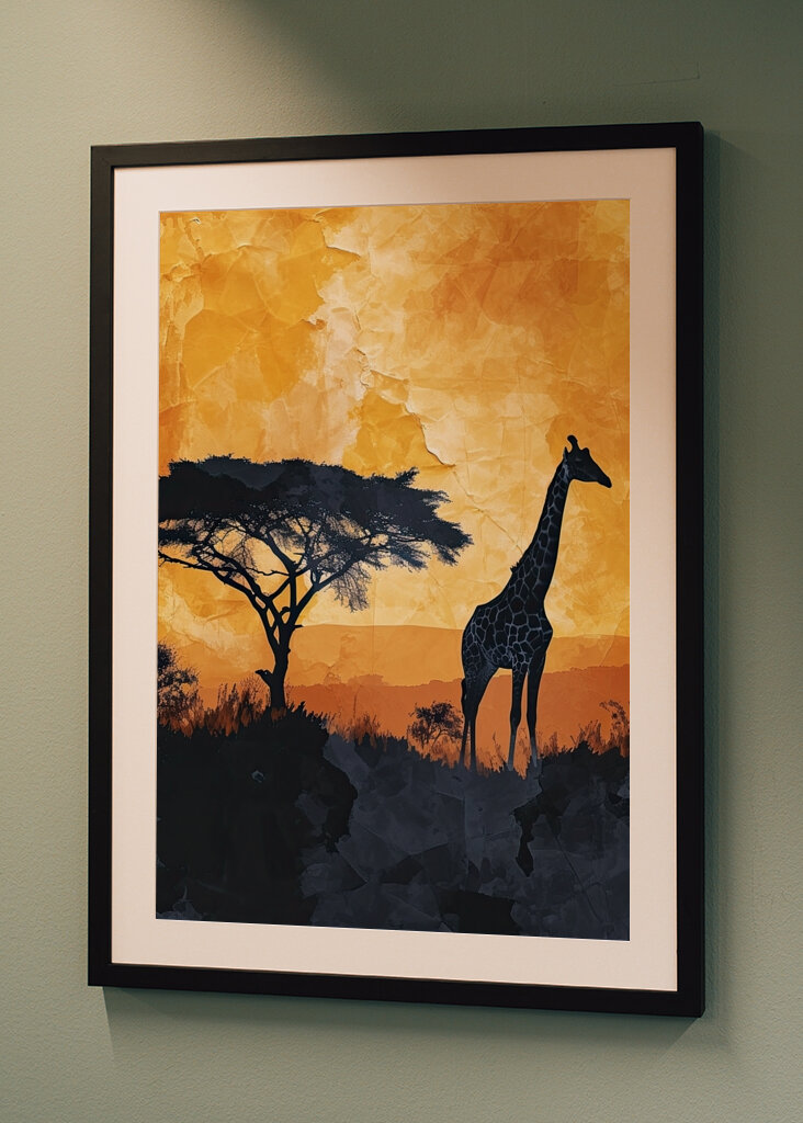 Golden Serengeti Sunset