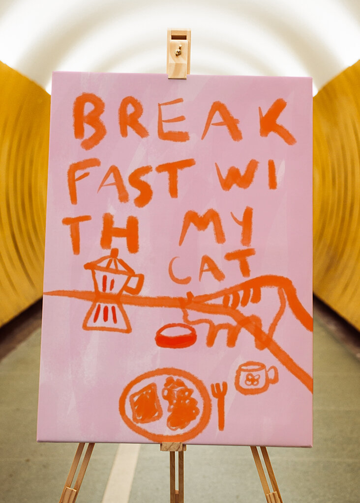 Śniadanie z moim kotem