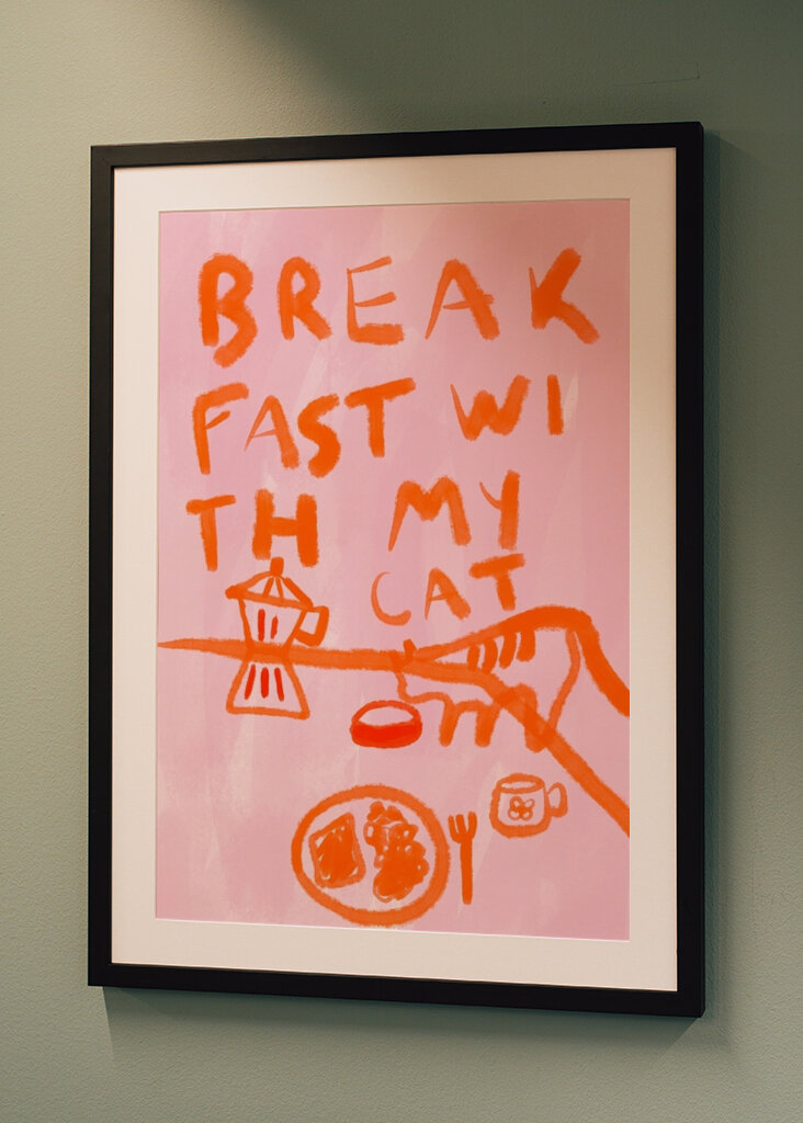 Śniadanie z moim kotem