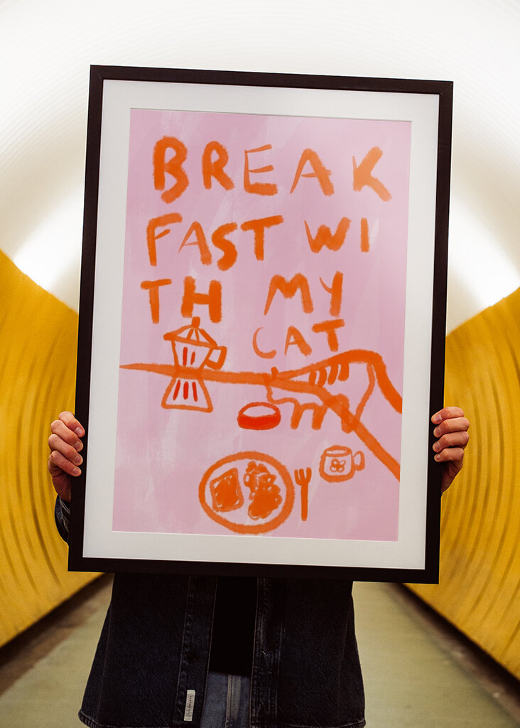 Śniadanie z moim kotem