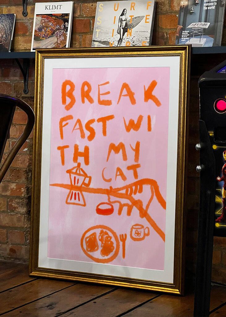 Śniadanie z moim kotem