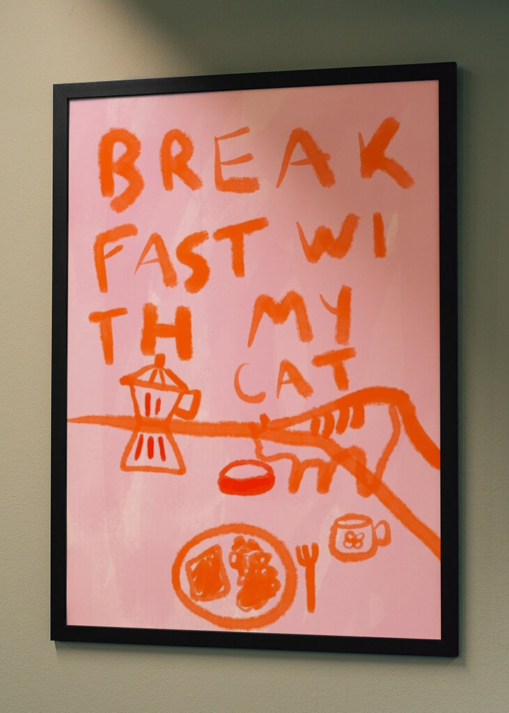 Śniadanie z moim kotem