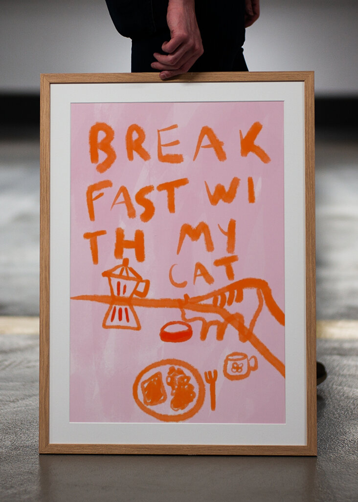 Śniadanie z moim kotem