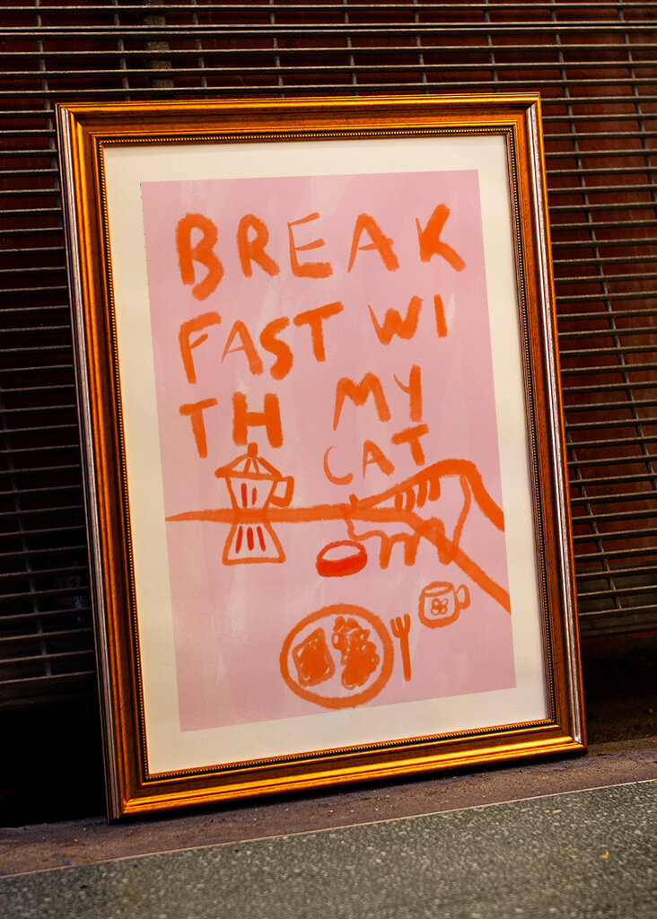 Śniadanie z moim kotem