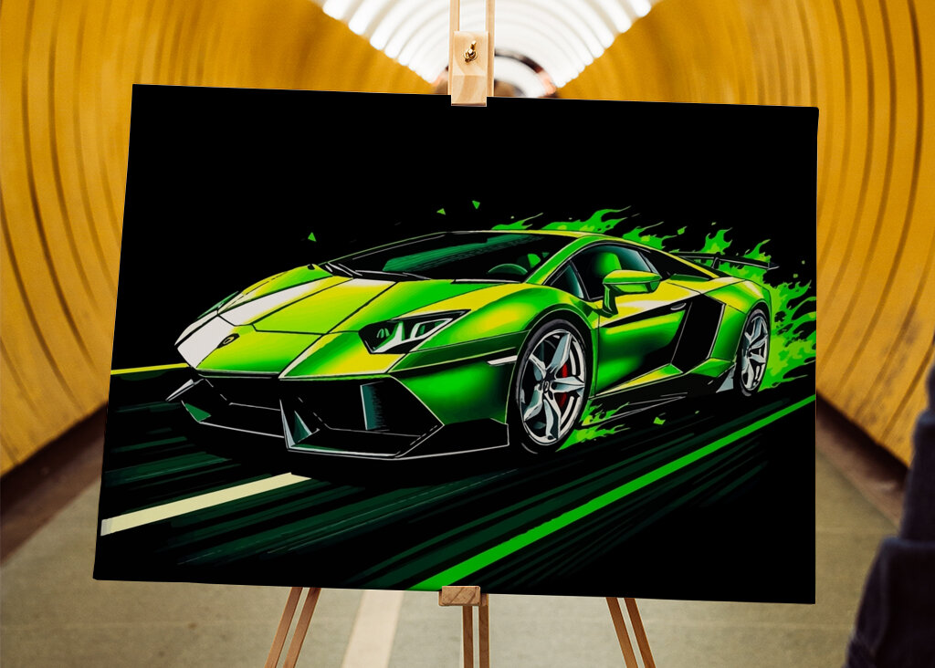 Lamborghini Aventador Green