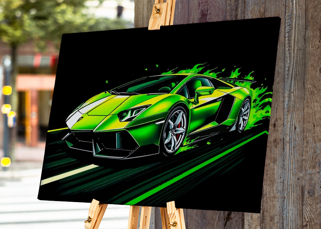 Lamborghini Aventador Green