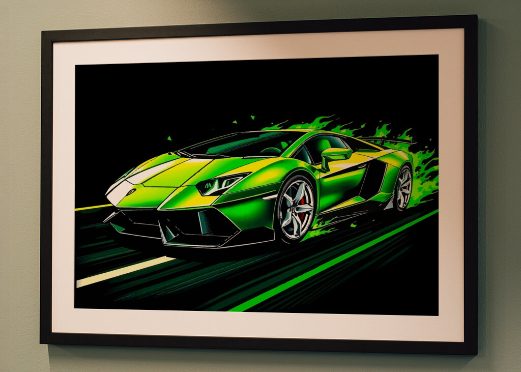 Lamborghini Aventador Green