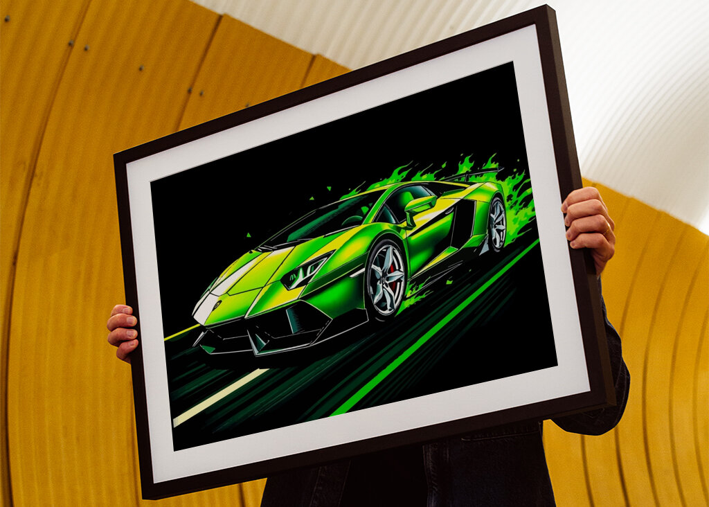 Lamborghini Aventador Green