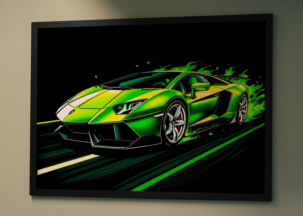 Lamborghini Aventador Green
