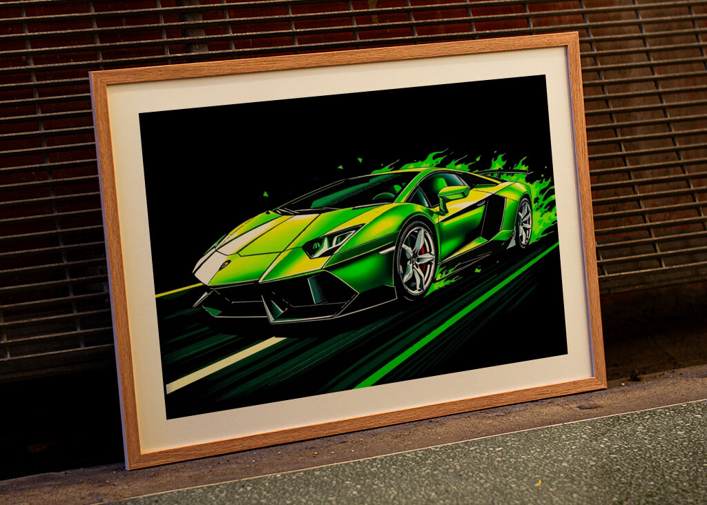 Lamborghini Aventador Green