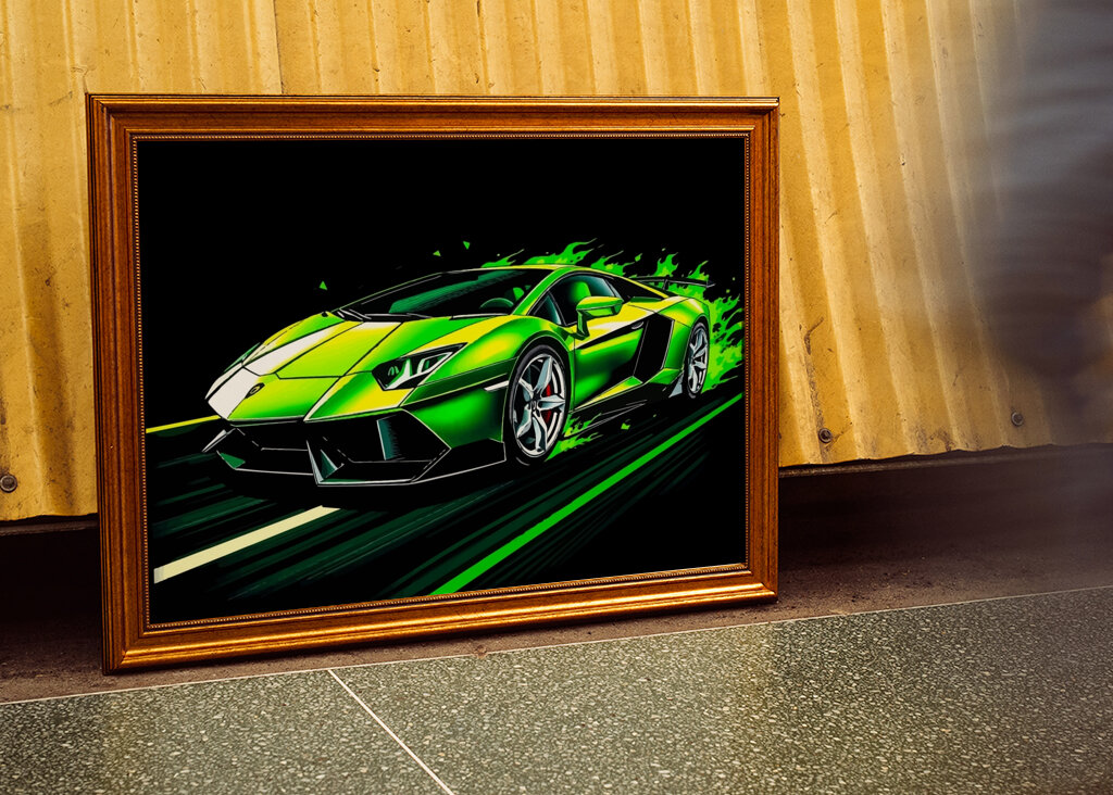 Lamborghini Aventador Green