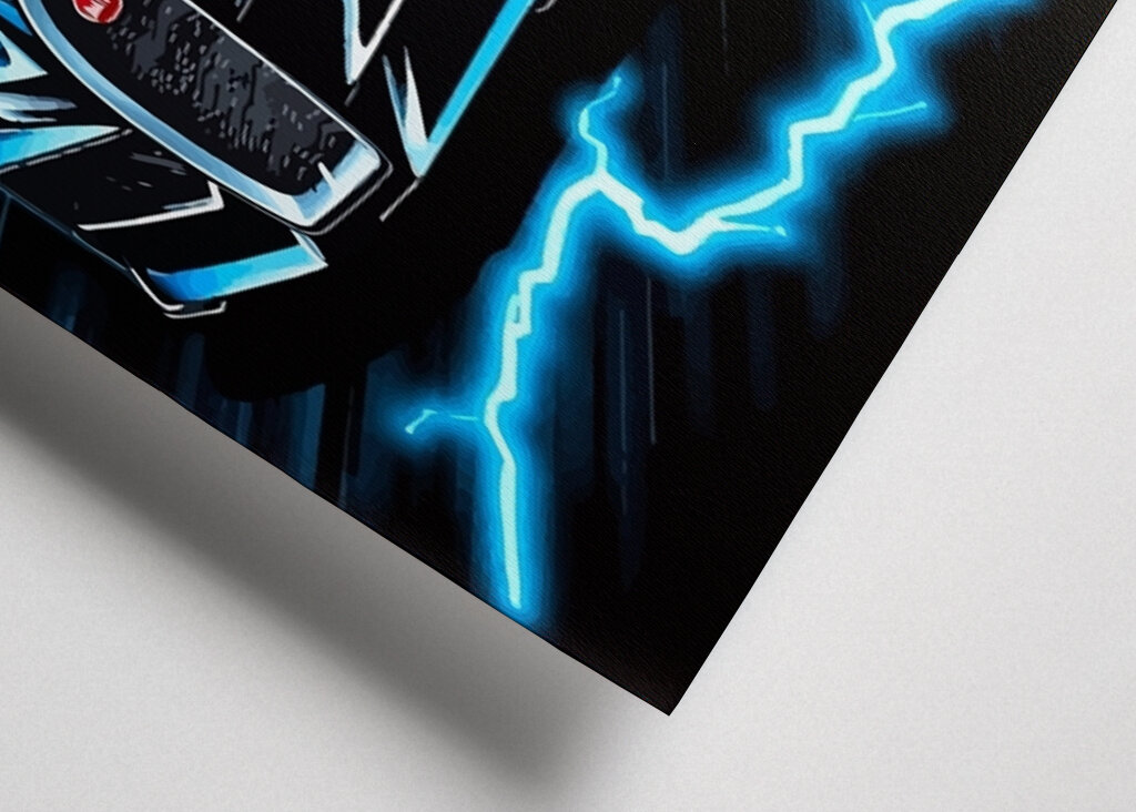 Bugatti Chiron Neon Electric