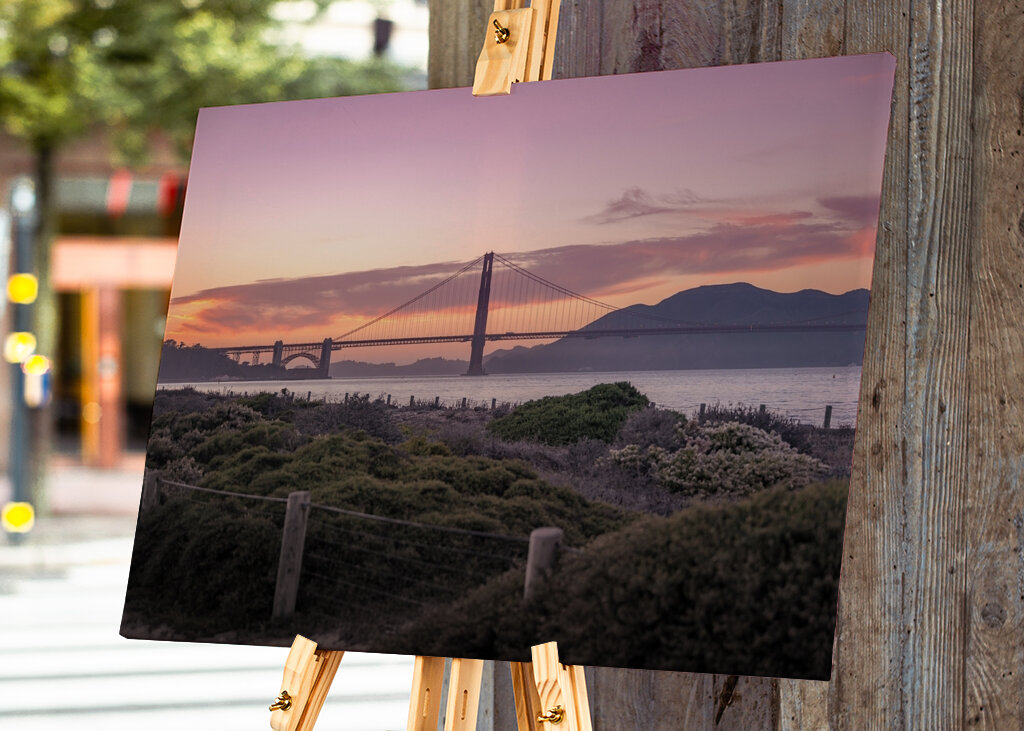 Tramonto del Golden Gate