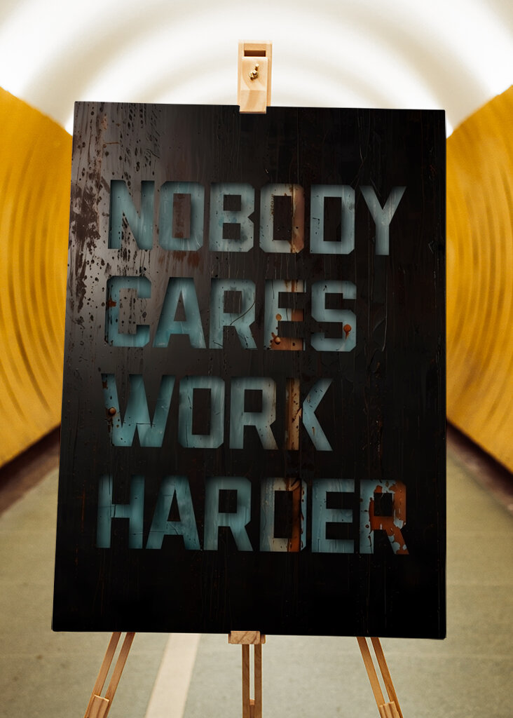 Ingen bekymrer sig om at arbejde hårdere