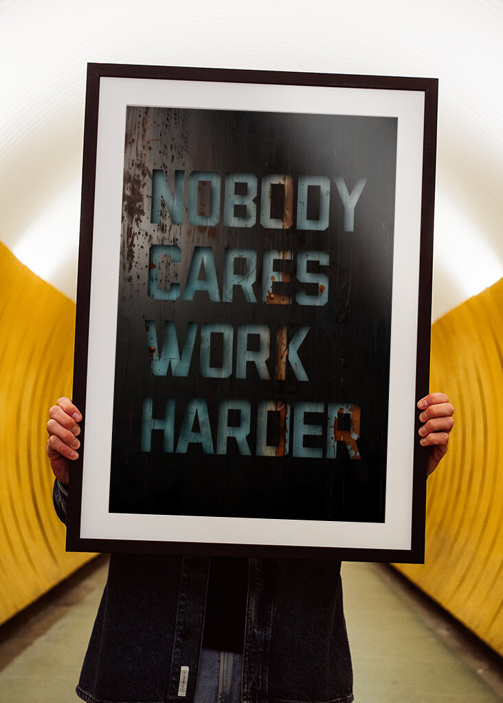 Ingen bekymrer sig om at arbejde hårdere