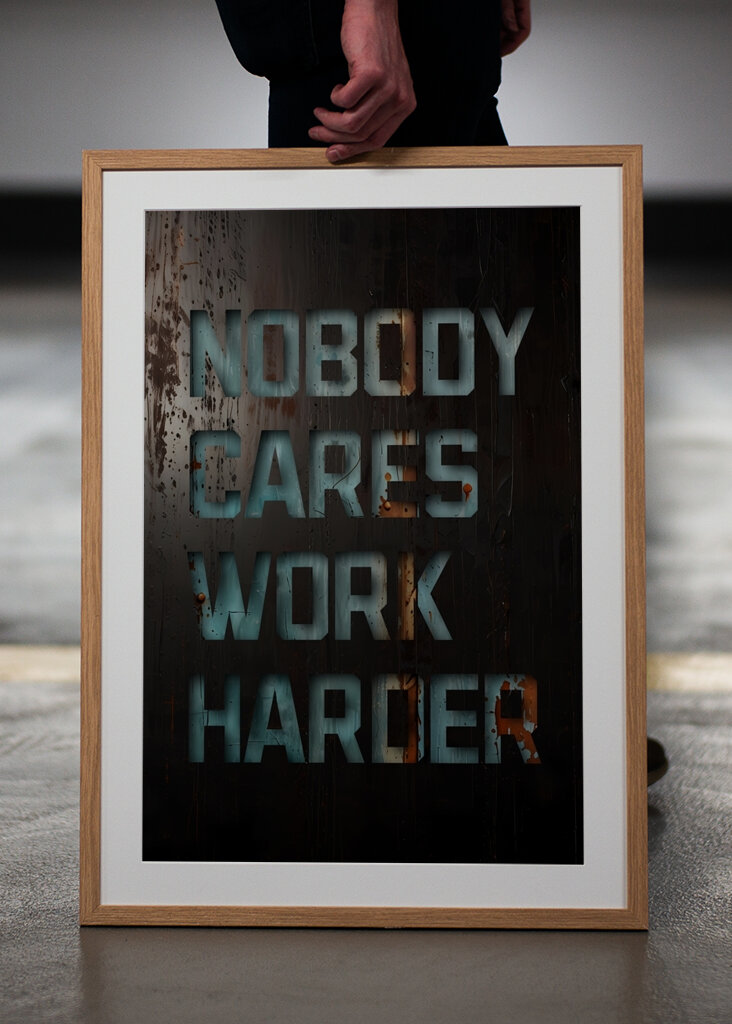 Ingen bekymrer sig om at arbejde hårdere