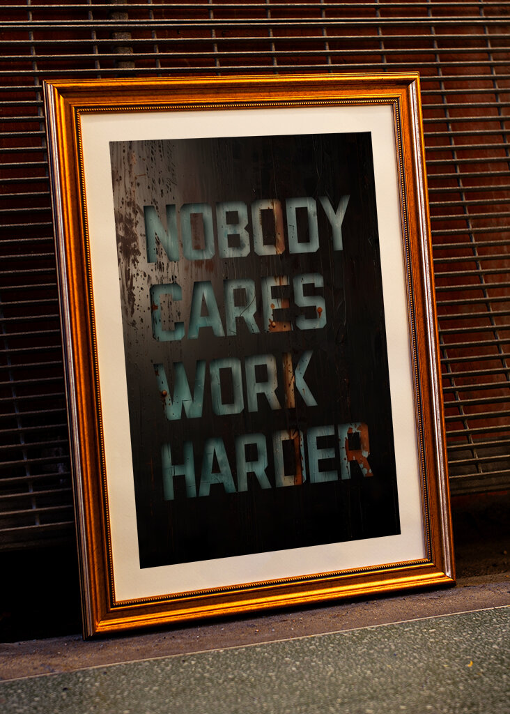 Ingen bekymrer sig om at arbejde hårdere