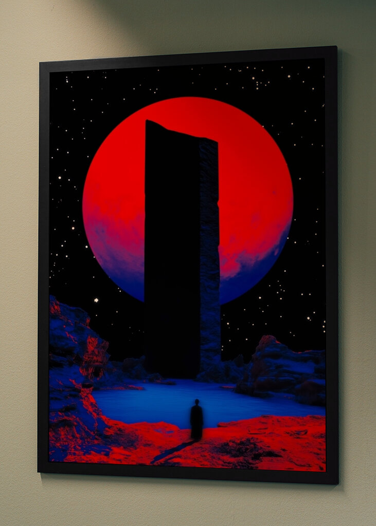 Aura cósmica de la luna roja