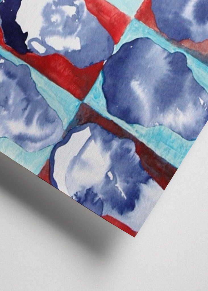 Absztrakt arcok rácsa