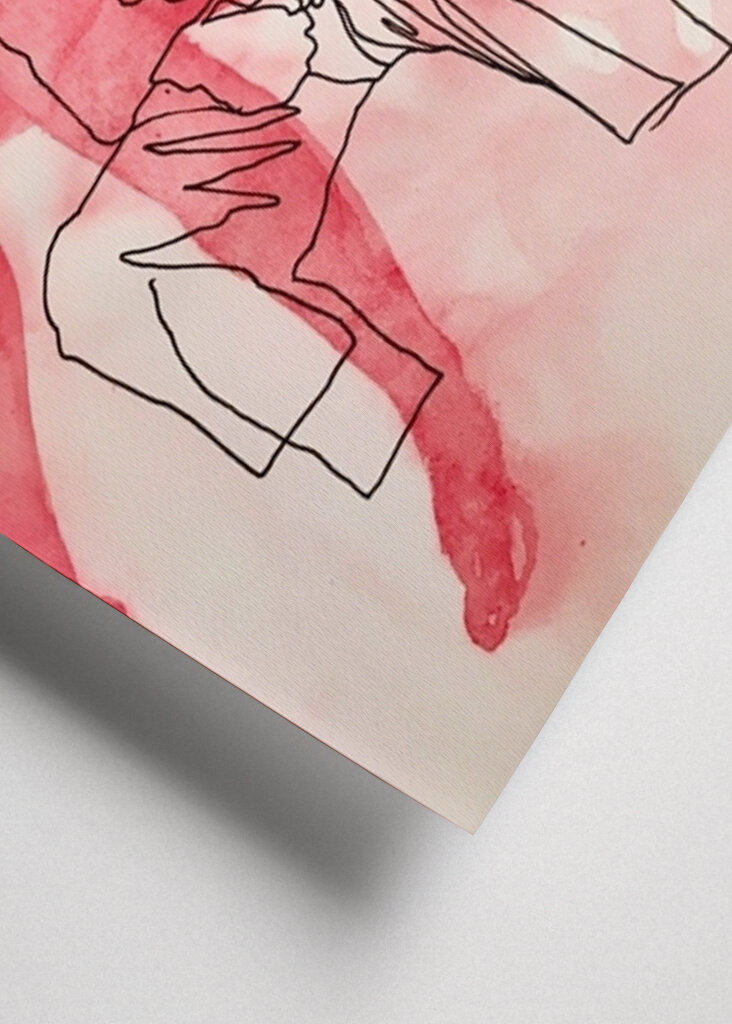 Kontemplative Silhouette