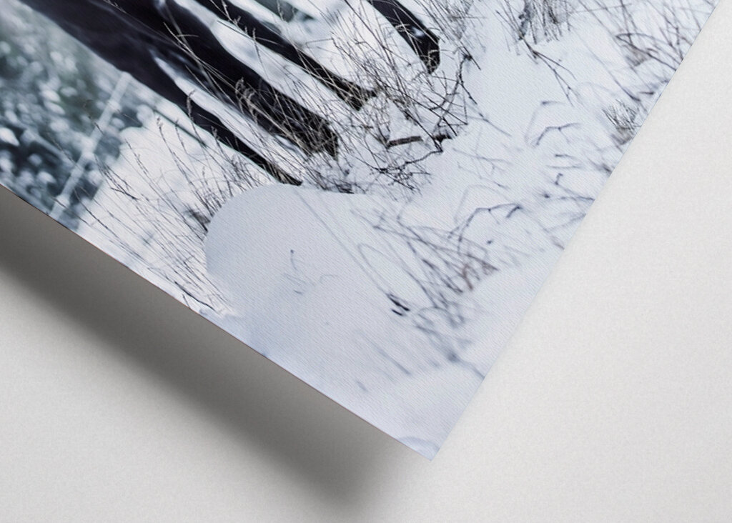 Warten Sie im Winter