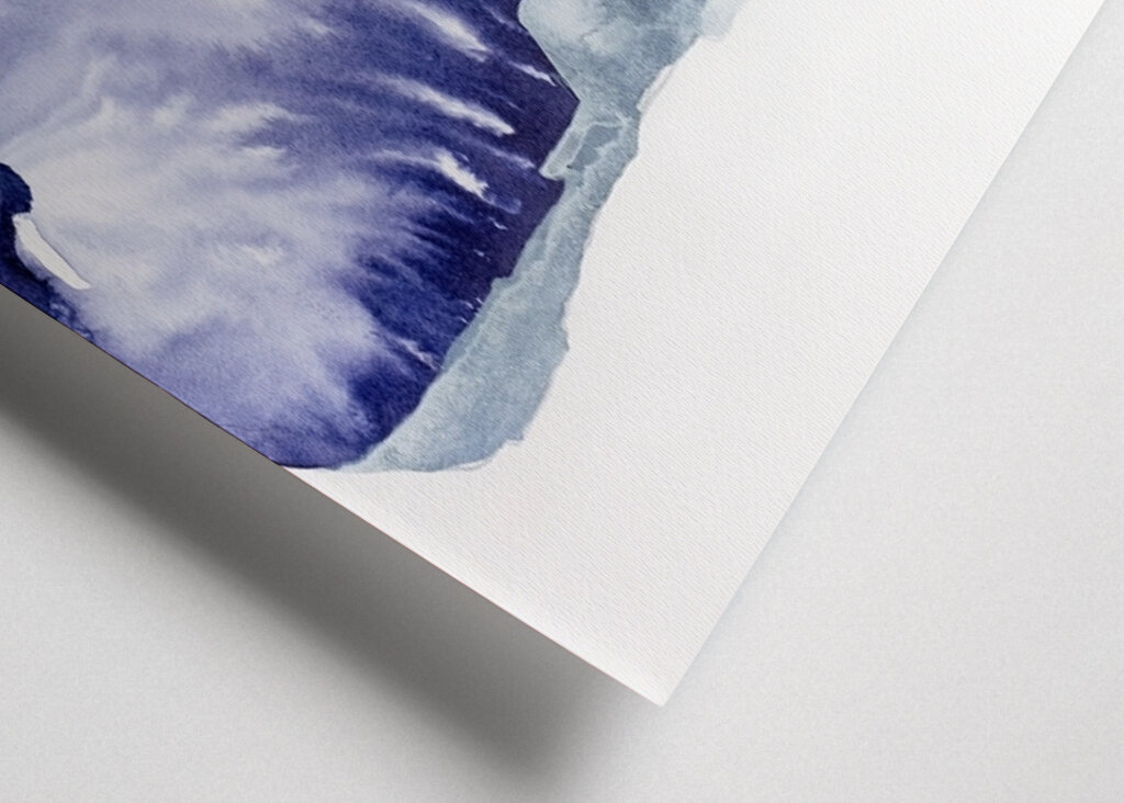 Modré abstraktné vlny