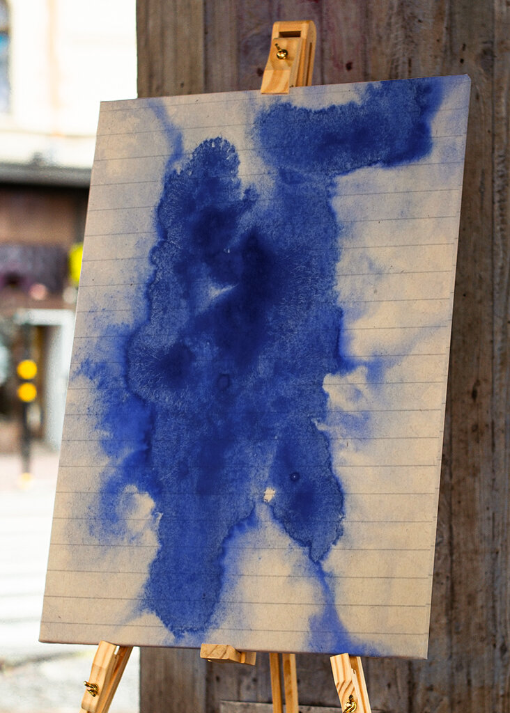 Tok atramentu Modrá esencia