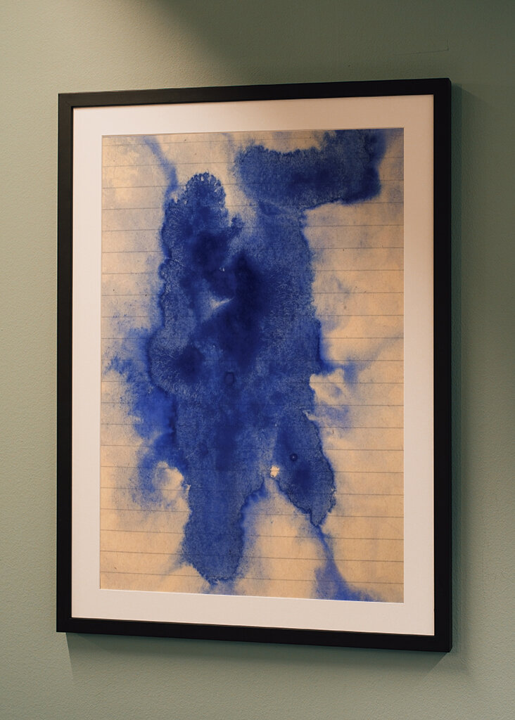 Tok atramentu Modrá esencia