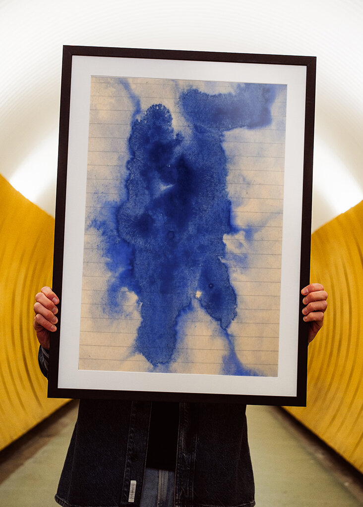 Tok atramentu Modrá esencia