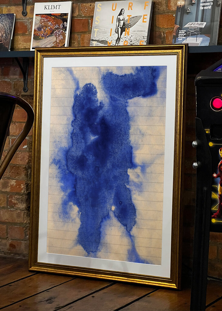 Tok atramentu Modrá esencia