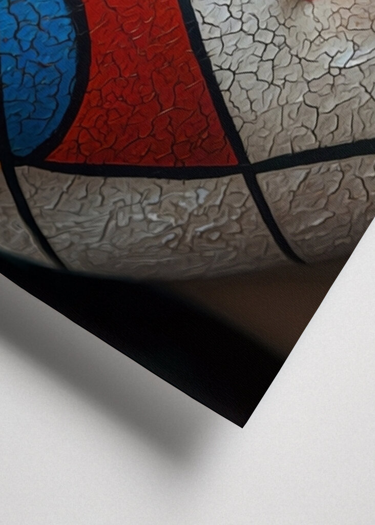 Geometrisk popkunstportrett