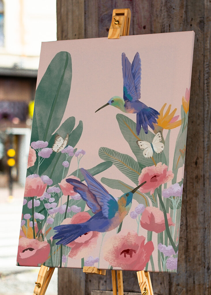 Vibrant Hummingbirds